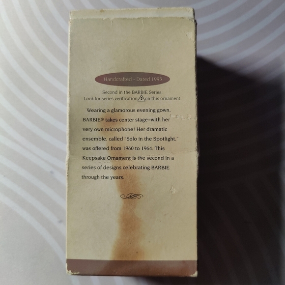 1995 Hallmark Keepsake Barbie Ornament | Solo in the Spotlight | Vintage NIB - Picture 3 of 5